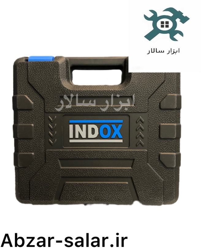 دریل شارژی ۱۲ ولت دو باطری Indox